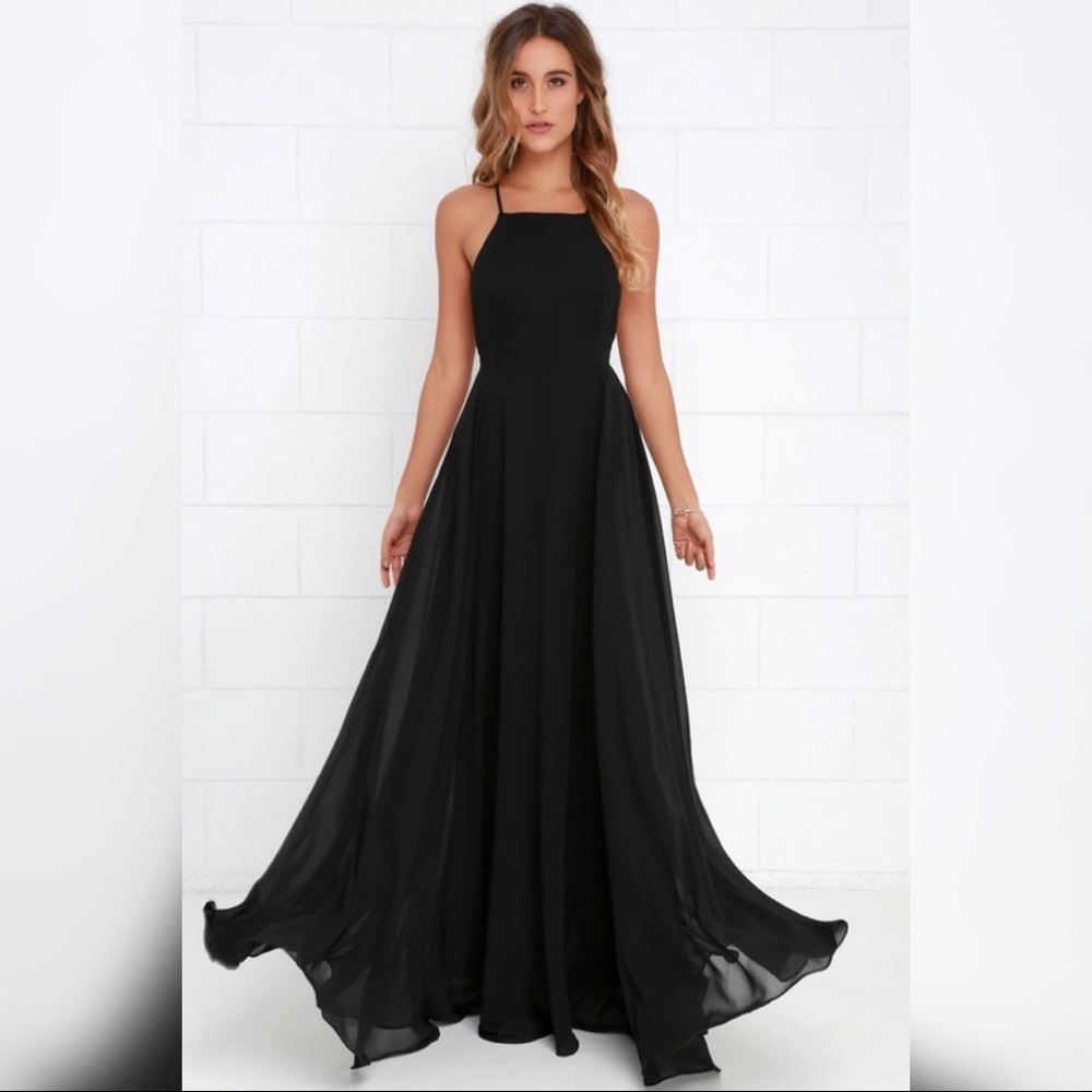Black Crisscross Dress